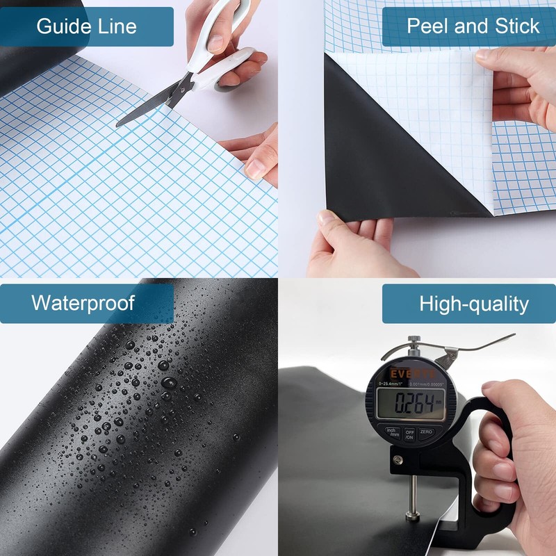 Extra Large Chalkboard Paper Roll Peel and Stick Chalk Board Wallpaper(+5 Cha... gallery