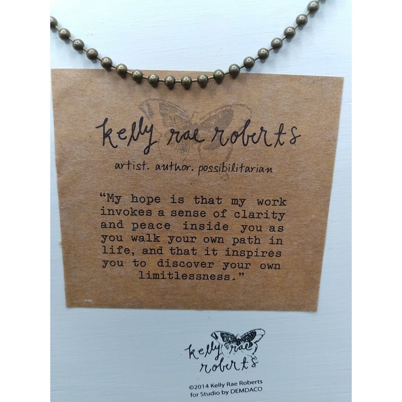 2014 Kelle Rae Roberts Embrace Change Wall Hanging Plaque 9.5 In X 7 In Wood gallery