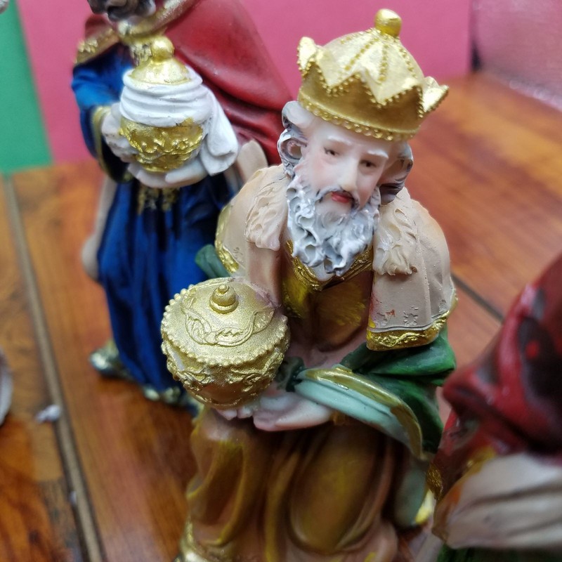 Christmas Nativity Scene Set Figures Polyresin Figurines Baby Jesus 11PCS SET gallery