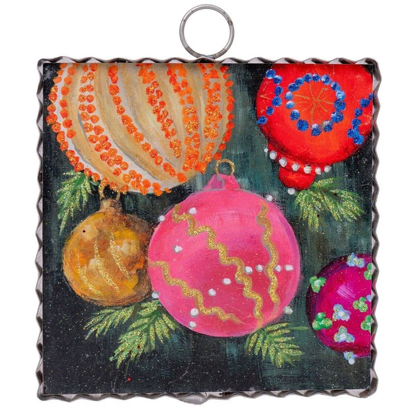 The Round Top Collection Mini Gallery Antique Pink Ornament 6x6x1