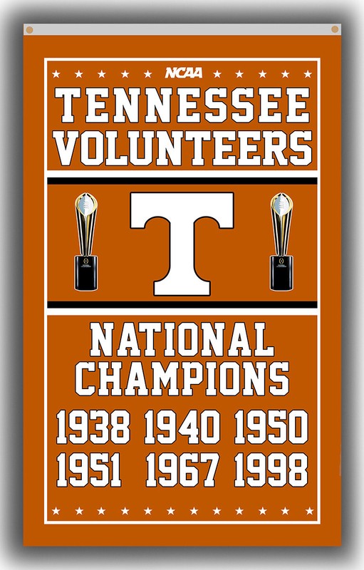 Tennessee Football Team Memorable Flag 3x5ft90x150cm Vols Champions Good Banner