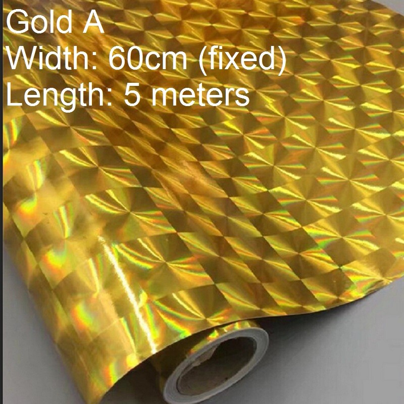5M Self Adhesive Wallpaper Aluminum Foil Tile Sticker Home Kitchen Oil Proof New gallery