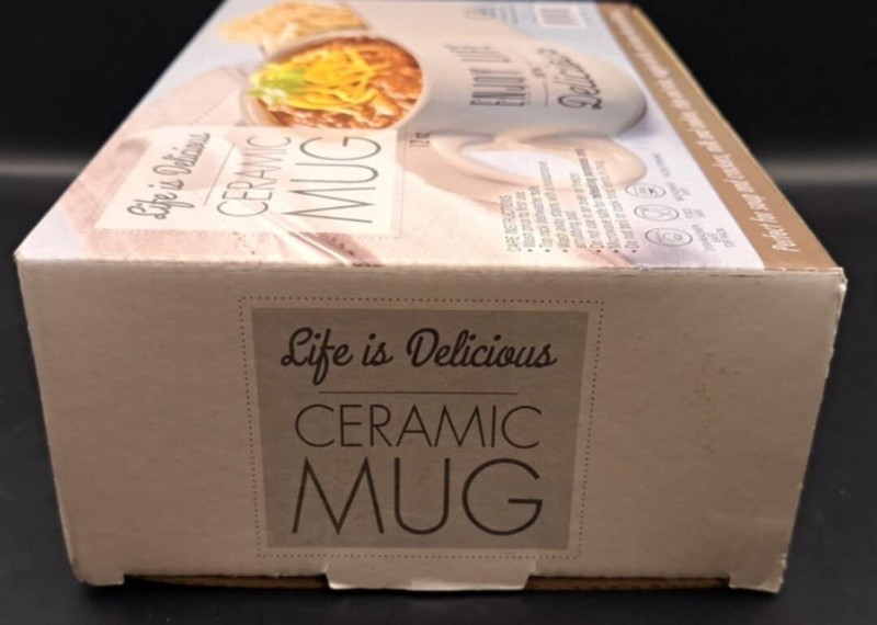 Life is Delicious Ceramic Mug + Side Holder ~12oz Mug~ Dishwasher Microwave Safe gallery