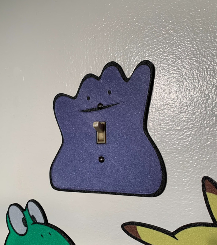 Ditto Wall Plate Decor | Holographic Shiny version