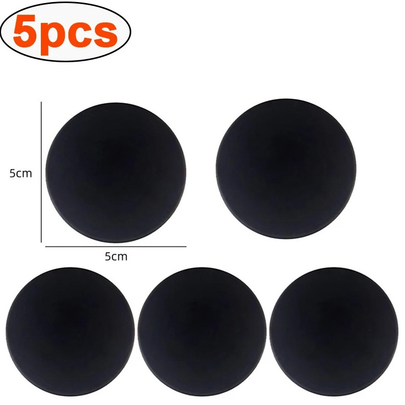 5pcs Silicone Door Stopper Bumper Pads Self Adhesive Wall Protector