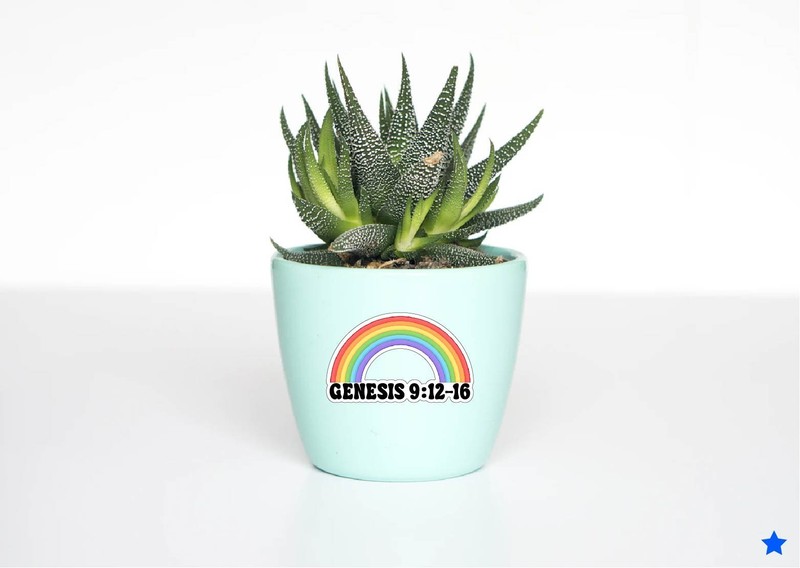 Genesis 9:12-16 Decal Sticker Rainbow Religious Meaning Bible Verse Quote God gallery