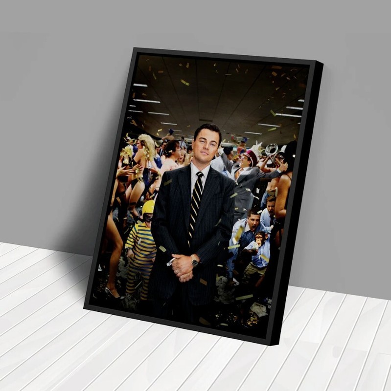 The Wolf of Wall Street Poster Leonardo DiCaprio After Speech Wall Art
