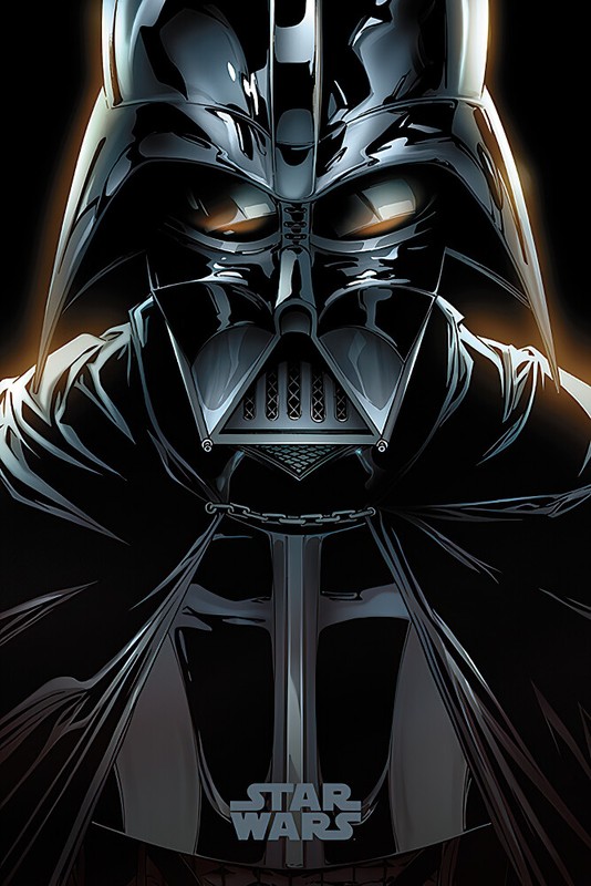 Star Wars – Movie Poster / Print (Darth Vader / Comic) (Size: 24″ X 36″)