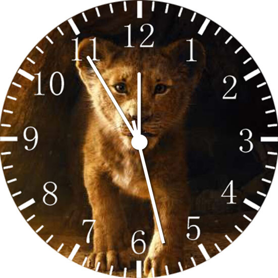The Lion King Frameless Silent Wall Clock Nice For Gifts or Decor G18