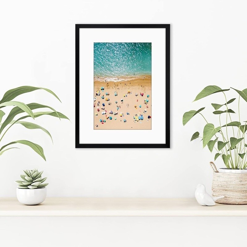12x16 Picture Frame with Polished Plexiglass Use as 8x12 Frame with Mat Display gallery