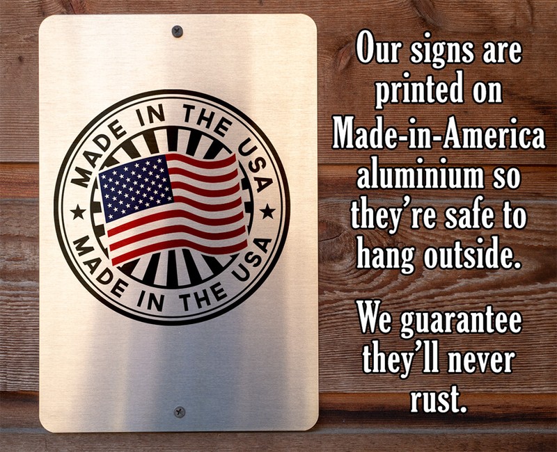 Metal Sign-Off With Their Heads-Durable and Great Decor and Gift For Alice Fans gallery