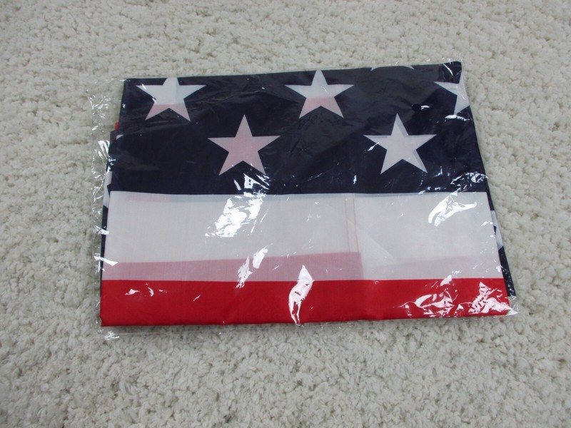 USA Flag tapestry America With Copper Rings 35 x 60 in 3 x 5 ft New