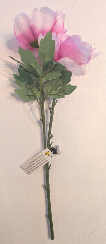 Artificial Flowers - Light Purple/Pink and White - 17" Long gallery