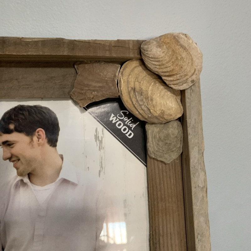 Beautiful, Totally Unique Fossil-Embellished Picture Frame gallery