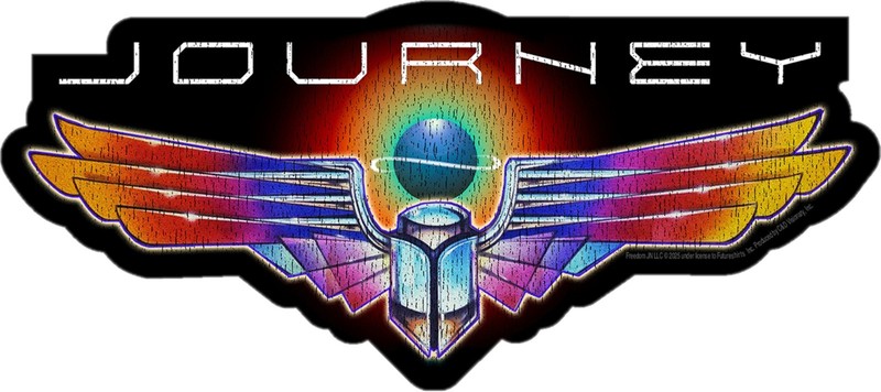 Sticker - Journey Winged Scarab Cosmic 1980s Classic Rock Music Band Retro 6"