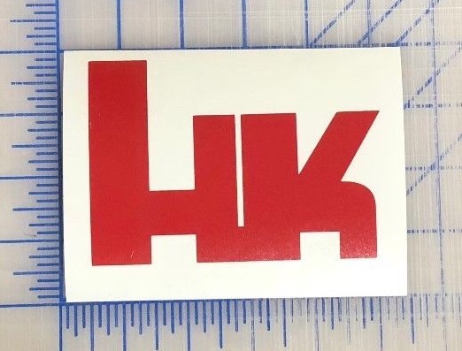 HECKLER KOCH Firearms Decal HK 2.5″ 3.5″ 4.5″ 5.5″ Gun Pistol Toolbox Bumper Win