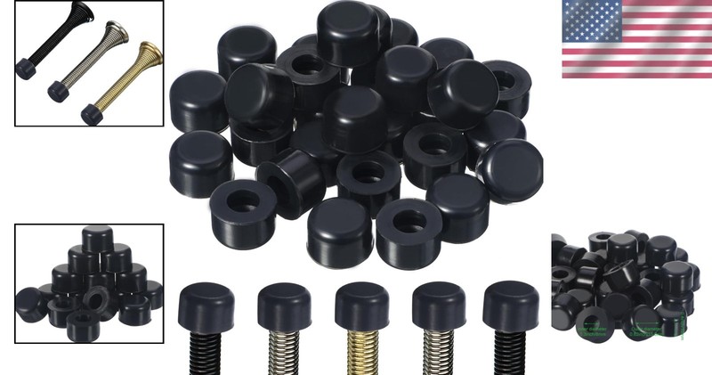 Universal Size 15 Pcs Silicone Door Stop Caps - Stylish Bumpers for Protection gallery