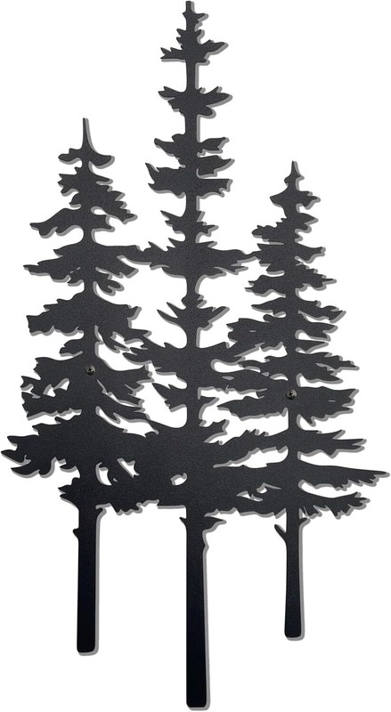 noxozoqm Metal Tree Wall Decor, Cabin Decor, Tree Decor, Rustic Wall Decor fo...