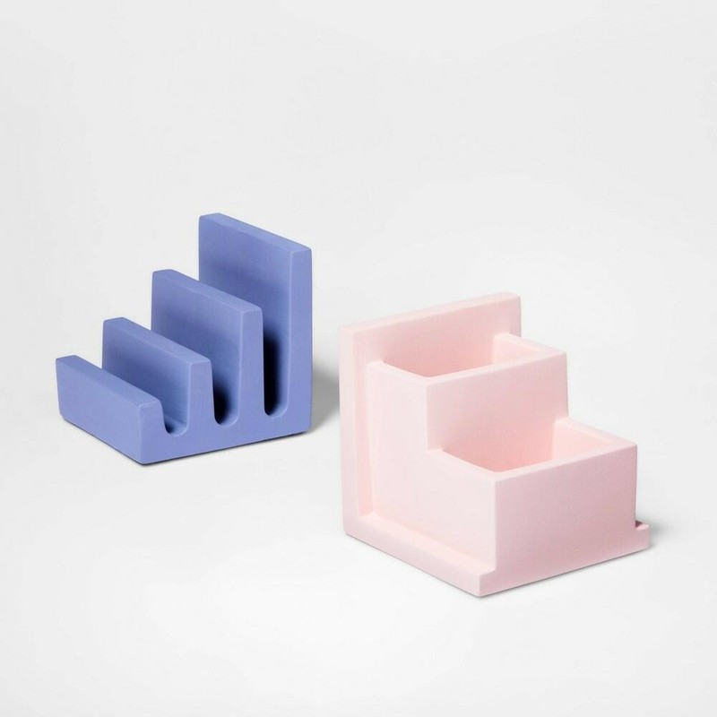 Concrete Bookends Blue - Threshold
