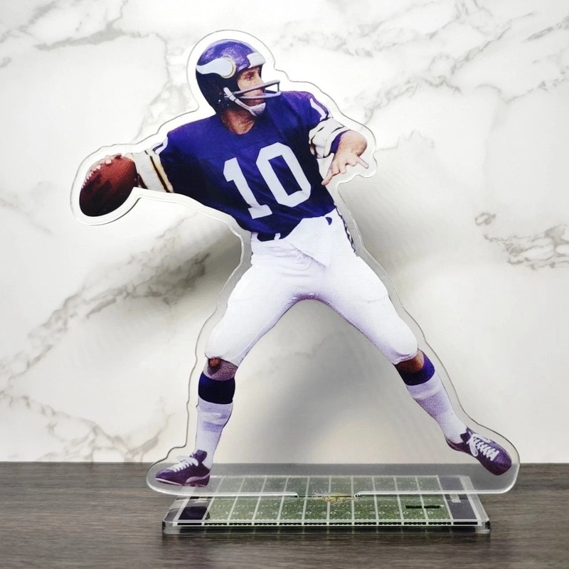 Custom Acrylic Standee – Minnesota Football Legend – Man Cave Decor Memorabilia