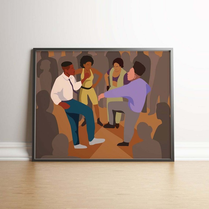 House Party Classic Movie Inspired Poster Print Wall Art Decor