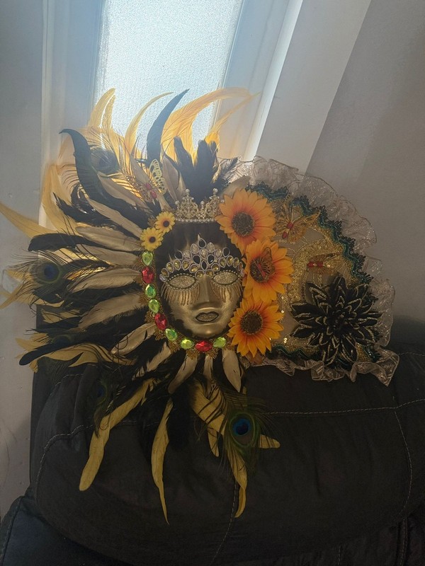 Mascara Y Abanico Pra Oshun Ibu kole gallery