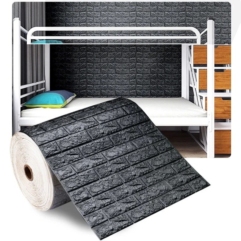 3D Foam Brick Self Adhesive Wallpaper Waterproof Wall Stickers Home Decor gallery
