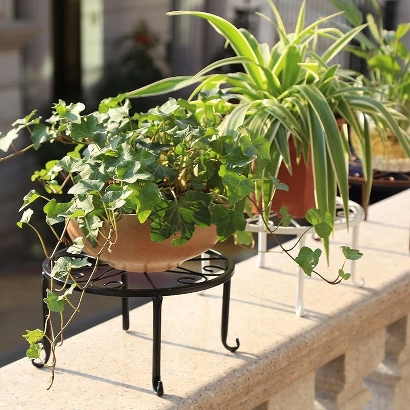 4 Pack Metal Plant Stand, Planter Support Rack, Plant Pot Stands, Planter Holder gallery