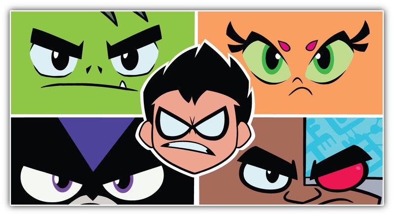 Teen Titans Cartoon Characters Sticker Bumper Decal – ”SIZES”