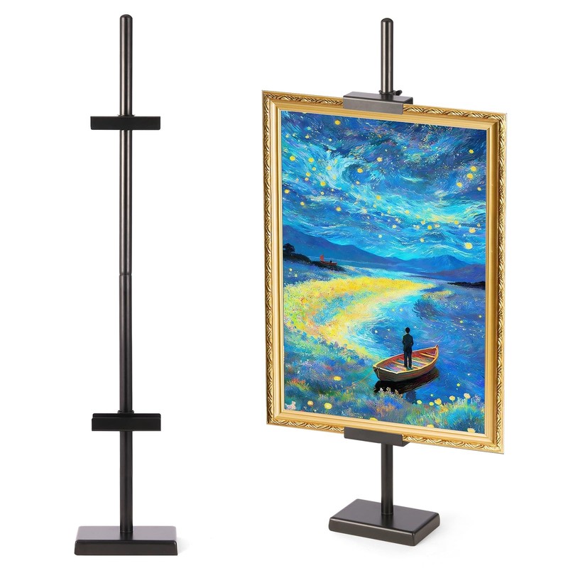1pcs Adjustable Tabletop Easel Stand for Picture Frames, Picture Easels for D…