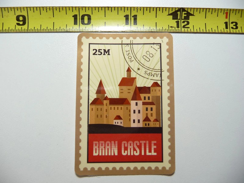 BRAN CASTLE ROMANIA SMALL STICKER DECAL WORLD TRAVEL SITES FAMOUS FUNNY