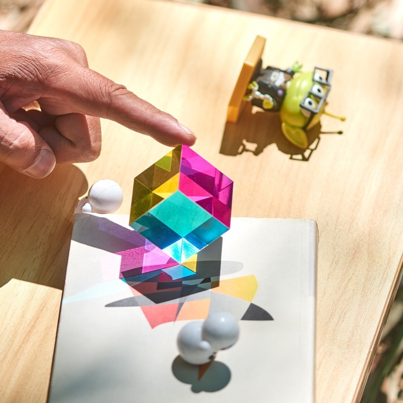 CMY Color Cube, Acrylic Prism, Science Learning Educational Toy, Desktop Decor gallery