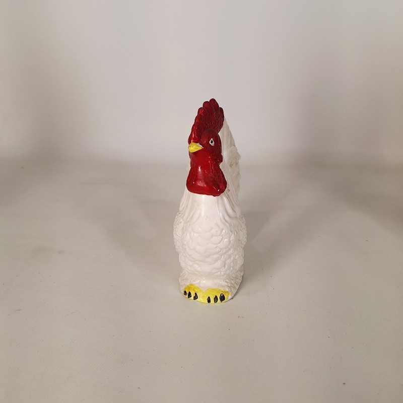 Set of 3 Ceramic Rooster Figurines Farmhouse Kitchen Decor Chicken Statues gallery