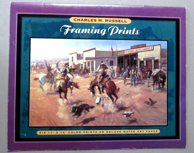 Charles M Russell 6 Framing Prints 11″ x 14″Color Prints Deluxe Matte Art Paper