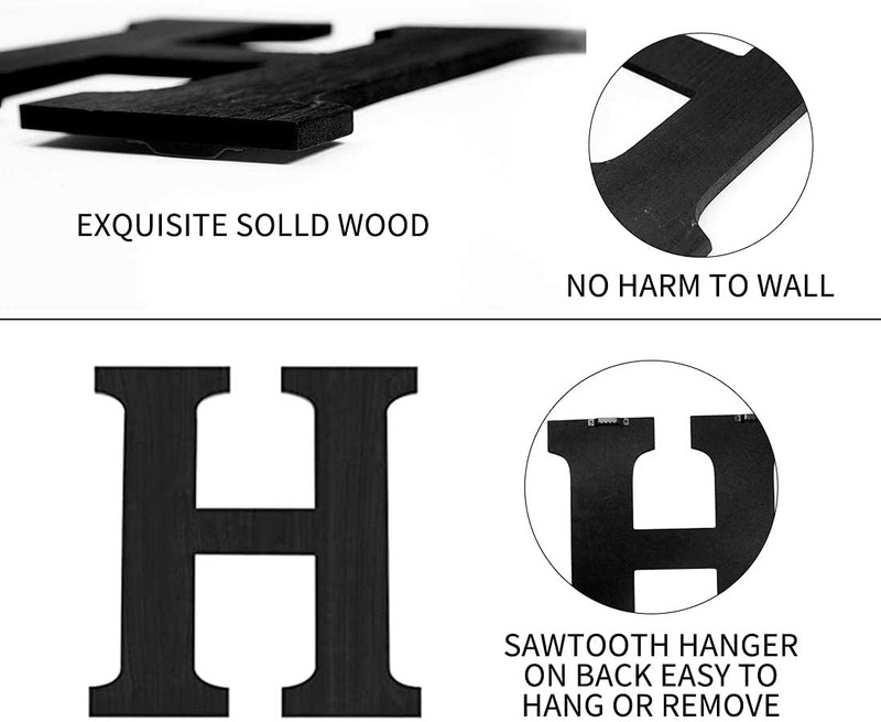 Wood Home Sign with Artificial Eucalyptus Wreath for O, Hanging Farmhouse Wall H gallery