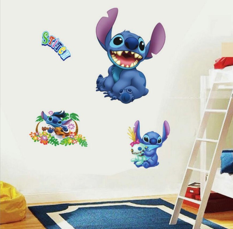 Large Lilo & Stitch Removable Wall Stickers Decal Kids Nursing Room Home Decor gallery