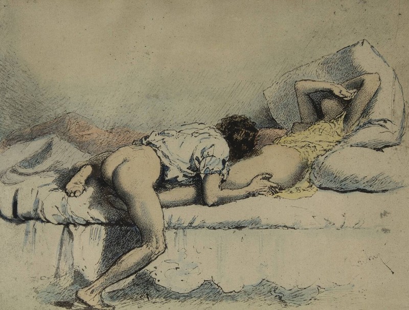 Mihály Zichy Dear Erotic Art Giclée Prints Fine Canvas