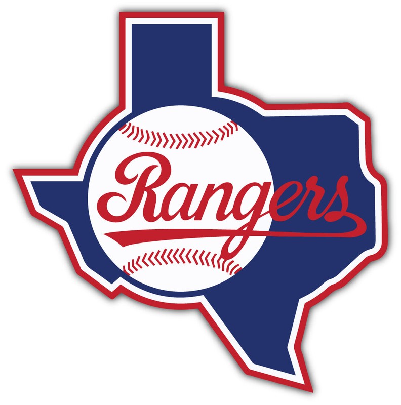 Texas Rangers MLB Baseball Sport Logo Car Bumper Sticker Decal “SIZES”
