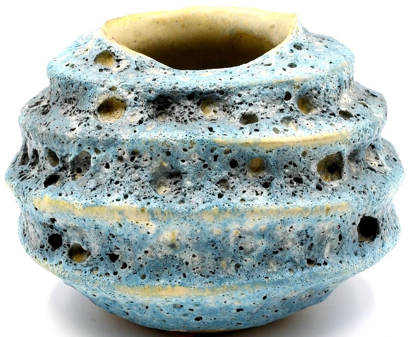 Handmade Porcelain Art Vase Pottery Mini Flower Pot Stoneware Modern Decor 4″