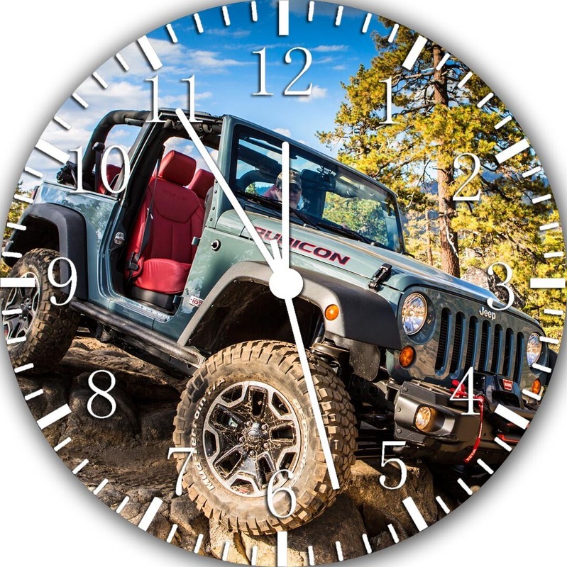 Jeep Wrangler Off Road Wall Clock E212 Personalized option with adding name