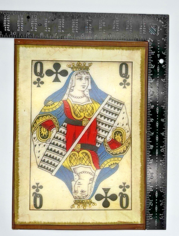 Ace Of Spades & Diamonds, Queen Of Clovers Metal Tin Wall Art 13.75 x 10” gallery