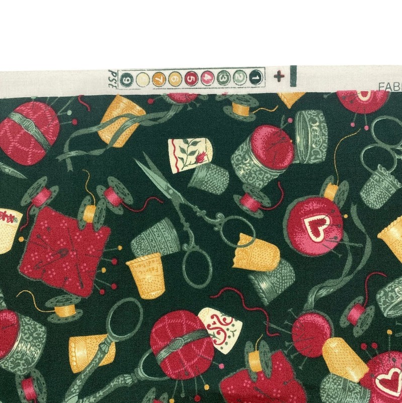 UNUSED Vtg Fabric Traditions Fabric Remnant | Sewing Notions | 45 in X 120 in gallery