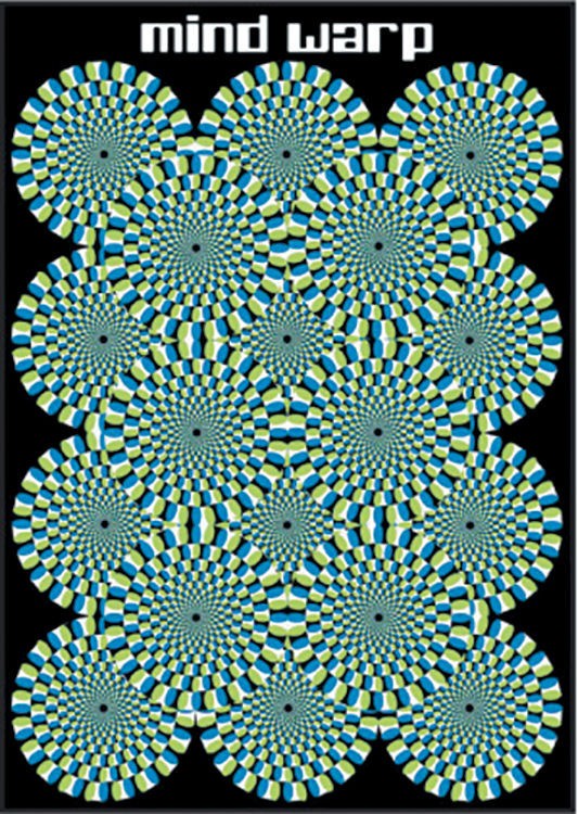 Poster Studio B – Mind Warp Optical Illusion Picture Circles 24×36″ NEW P0906