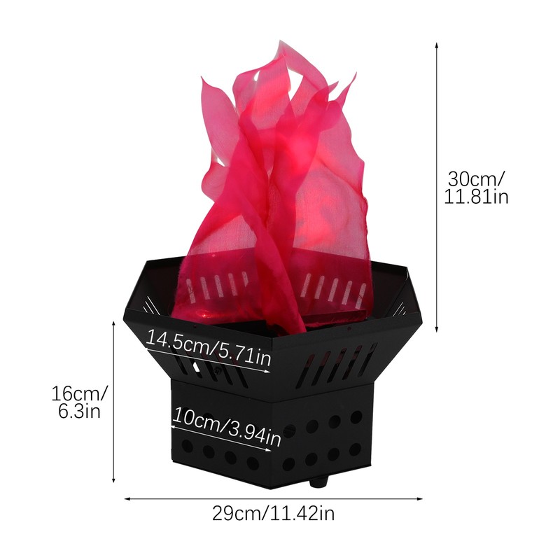3D Artificial Flame Lamp Campfire Lamp Fake Fire for Halloween Christmas Party gallery