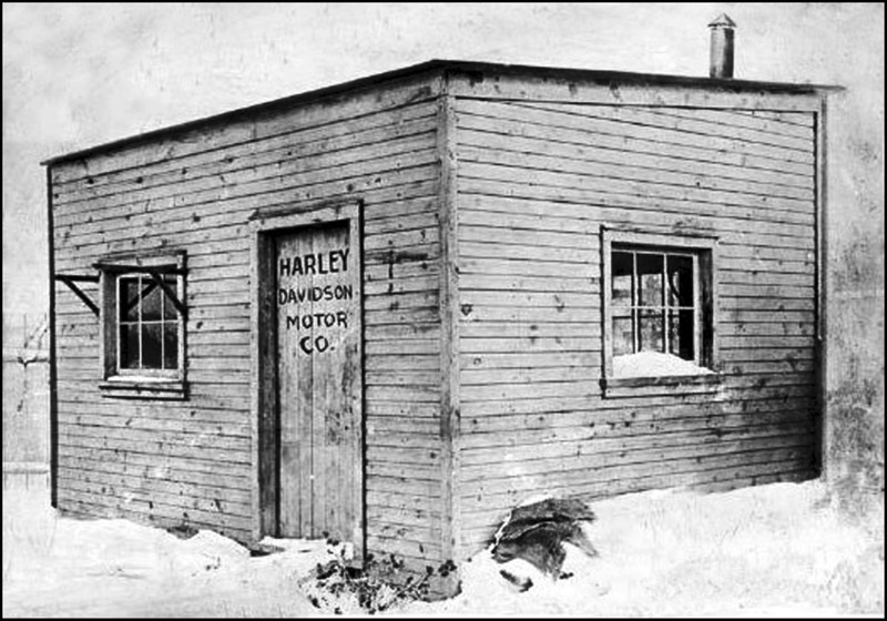 Harley Davidson's First Factory motorcycle c1903 Archival Quality Art Print gallery