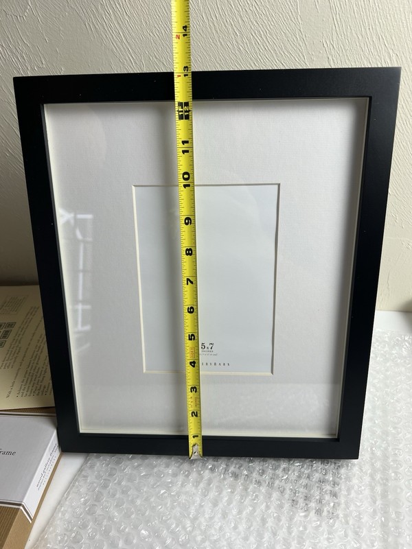 Pottery Barn Wood gallery Frame Cadre 5 x 7 Inches Pictures New Black 13x11 New gallery