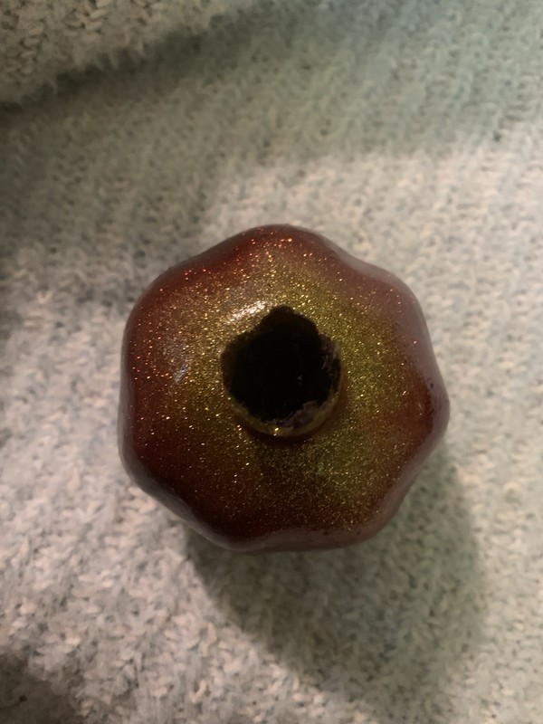 Plastic Lacquer Red And Gold Pomegranate Fruit gallery