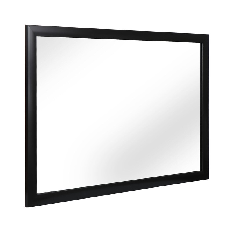 24″x36″ Rectangle Wall Mirror Black Metal Frame For Home and Bathroom Wall Decor