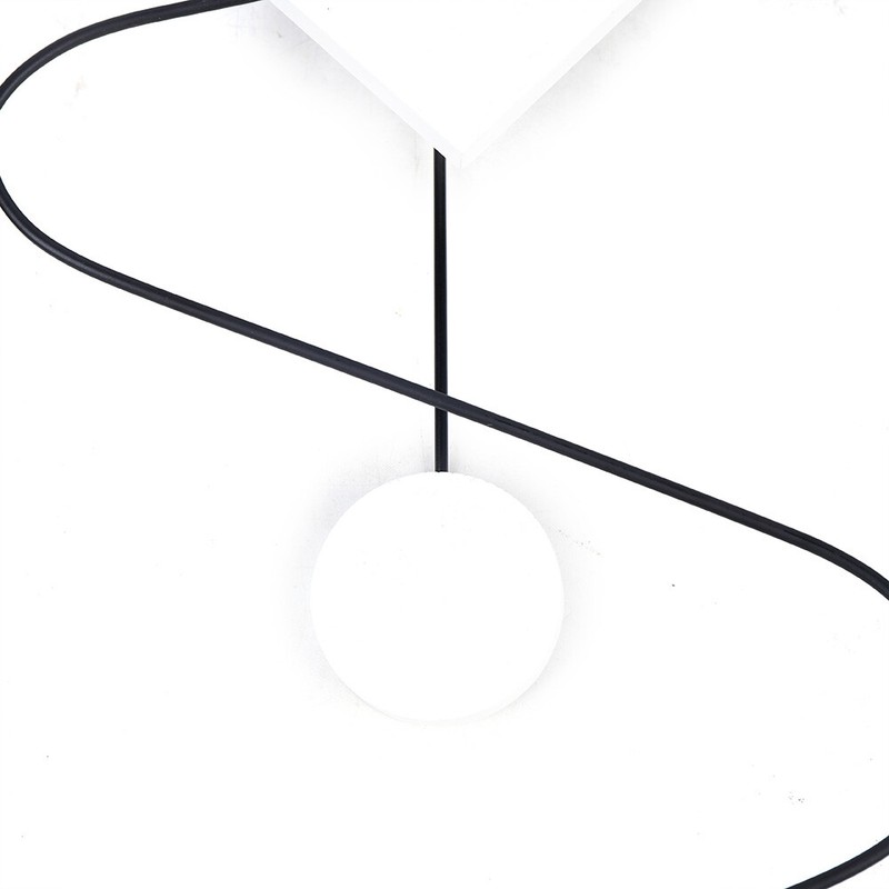 Wall Clock Modern Pendulum Wall Clock with Silent Movement Metal+ Solid Wood gallery