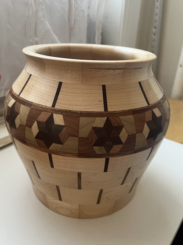 Beautiful segmented vase, Handmade beautiful desing gallery